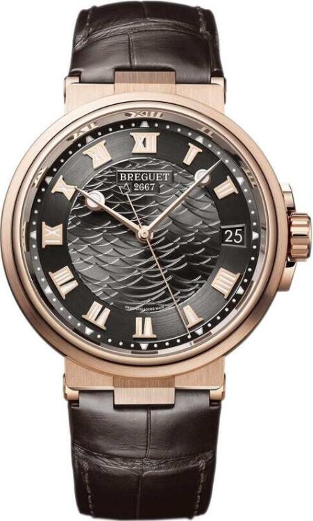 Copie de Breguet Marine 5517 Or Rose 18K 5517BR/G3/9ZU