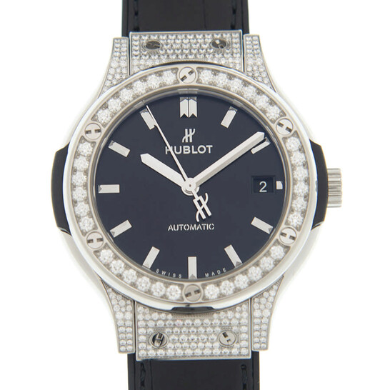 Copie de HUBLOT Classique Fusion Diamant Cadran Noir 565.NX.1470.LR.1604