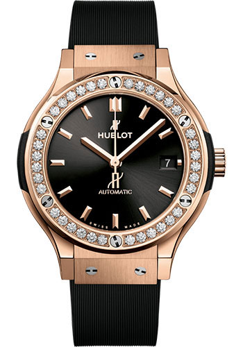 Réplique Hublot Classic Fusion King Gold Diamants 565.OX.1480.RX.1204