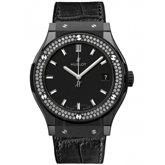 Réplique Hublot Classic Fusion Cadran Noir Mat Femme 581.CM.1171.LR.1104