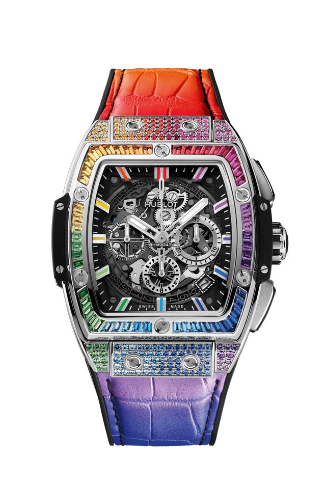 Copie de Hublot Spirit of Big Bang Titanium Rainbow 42 mm Homme 641.NX.0117.LR.0999