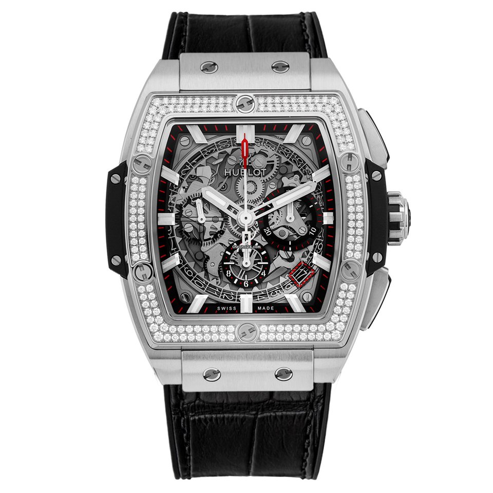 Copie de Hublot Spirit of Big Bang Titane Diamants 641.NX.0173.LR.1104