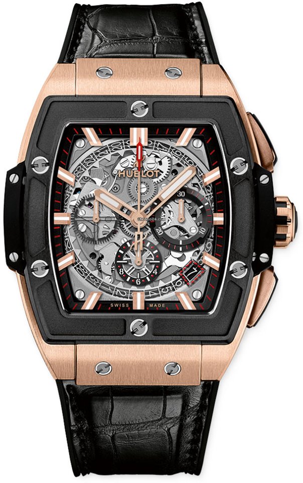 Copie de Hublot Spirit of Big Bang King Or Cuir Noir 641.OM.0183.LR