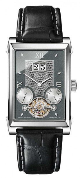 Réplique A. Lange & sohne Cabaret Tourbillon Handwerkskunst Montre en Platine 703.048