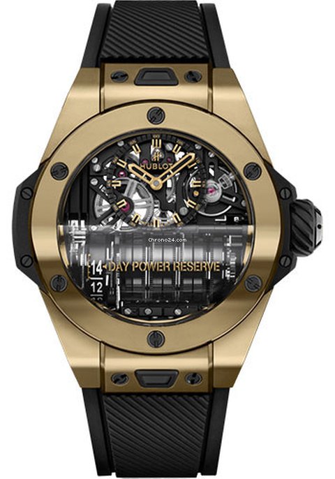 Réplique Hublot Big Bang MP-11 Reserve de marche 14Jours 18K Magic Gold 911.MX.0138.RX