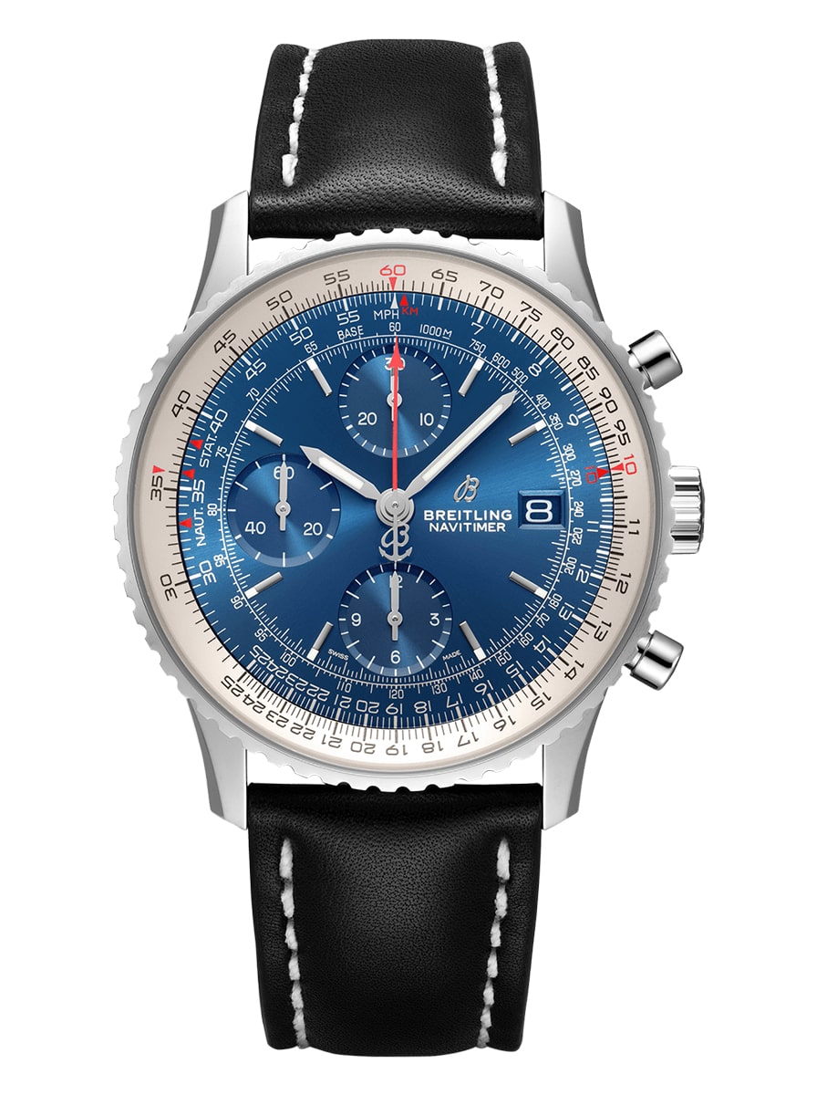 Copie de Breitling Navitimer 1 chronographe automatique cadran bleu pour homme A13324121C1X2