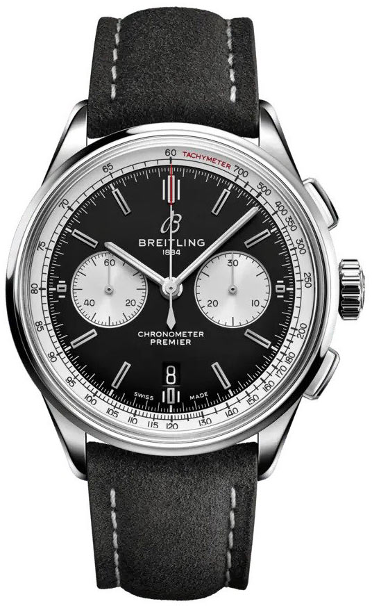 Réplique Breitling Premier B01 Chronographe Automatique Cadran Noir Homme AB0118371B1X2