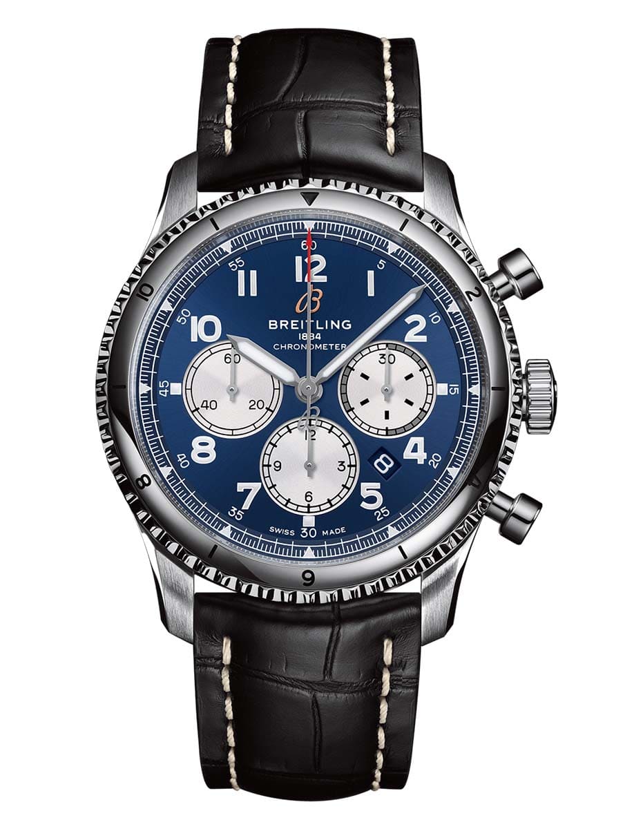 Réplique Breitling Aviator 8 Chronographe Automatique Cadran Anthracite Homme AB0119131B1P2