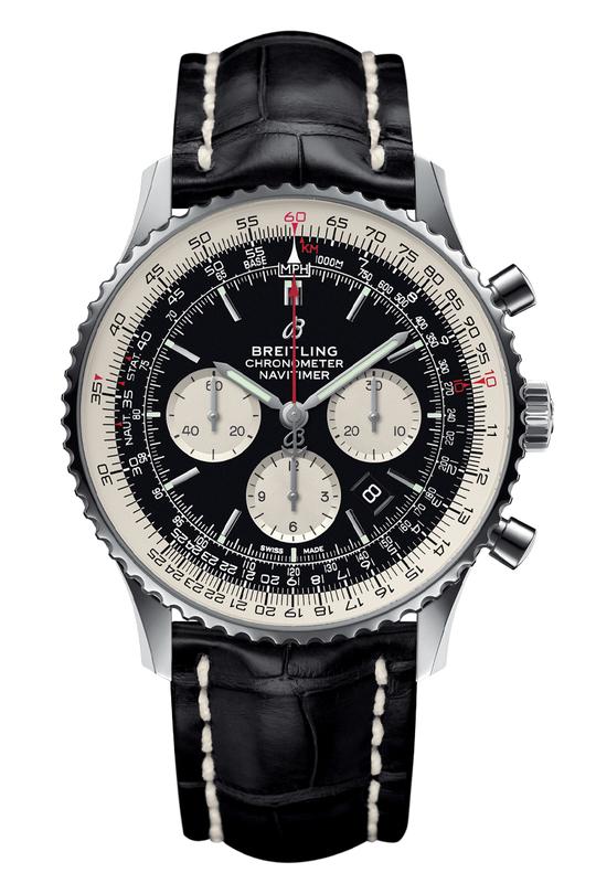 Copie de Breitling Navitimer 1 Chronographe Cadran Noir Homme AB0127211B1P2