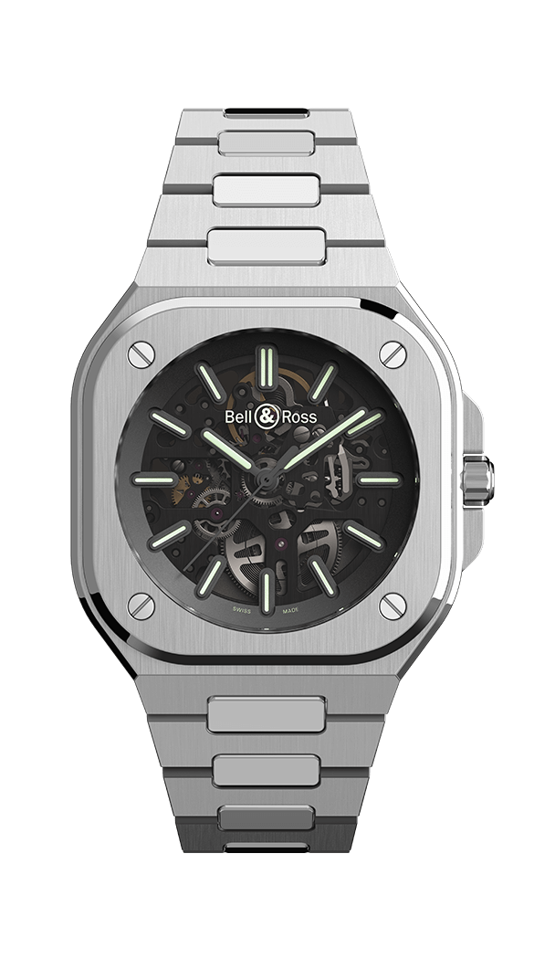 Réplique Bell & Ross Br 05 Squelette Nightlum 40mm BR05A-BL-SK-ST