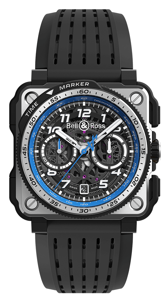 Réplique Bell & Ross BR X1 A521 Alpine Racing edition Limitee BRX1-A521-SRB