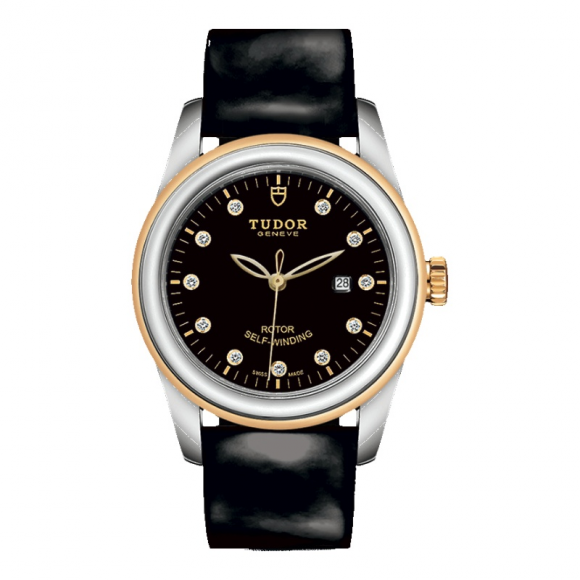 Copie de Montre Tudor Glamour Date 31 mm boitier en acier et or M53003-0020