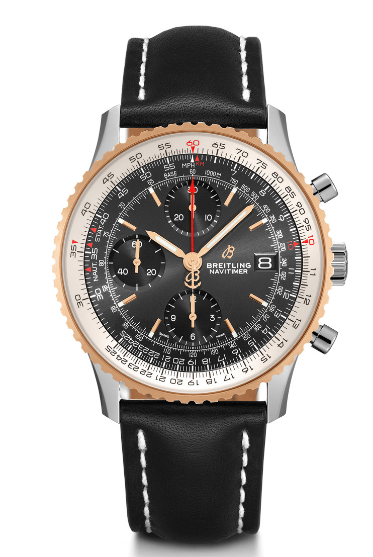 Réplique Breitling Navitimer 1 Chronographe 41 Acier & Or U13324211B1X2