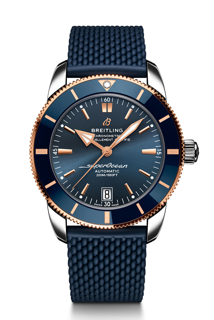 Réplique Breitling Superocean Heritage B20 Acier Et Bleu 42mm UB2010161C1S1