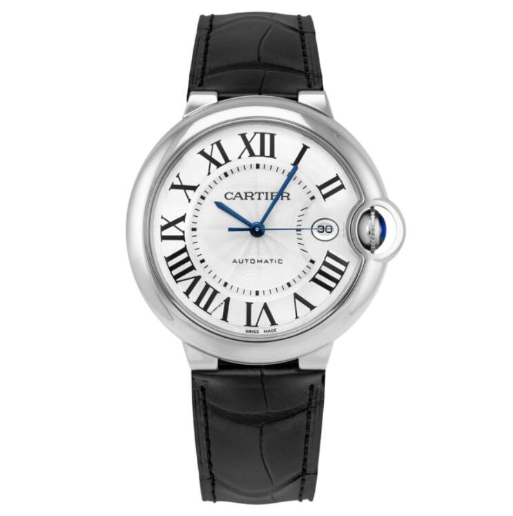 Copie de Cartier Ballon Bleu De Cartier 42mm Cadran Argent WSBB0026