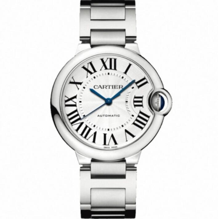 Réplique Cartier Ballon Bleu De Cartier 33 MM Acier Dames WSBB0045