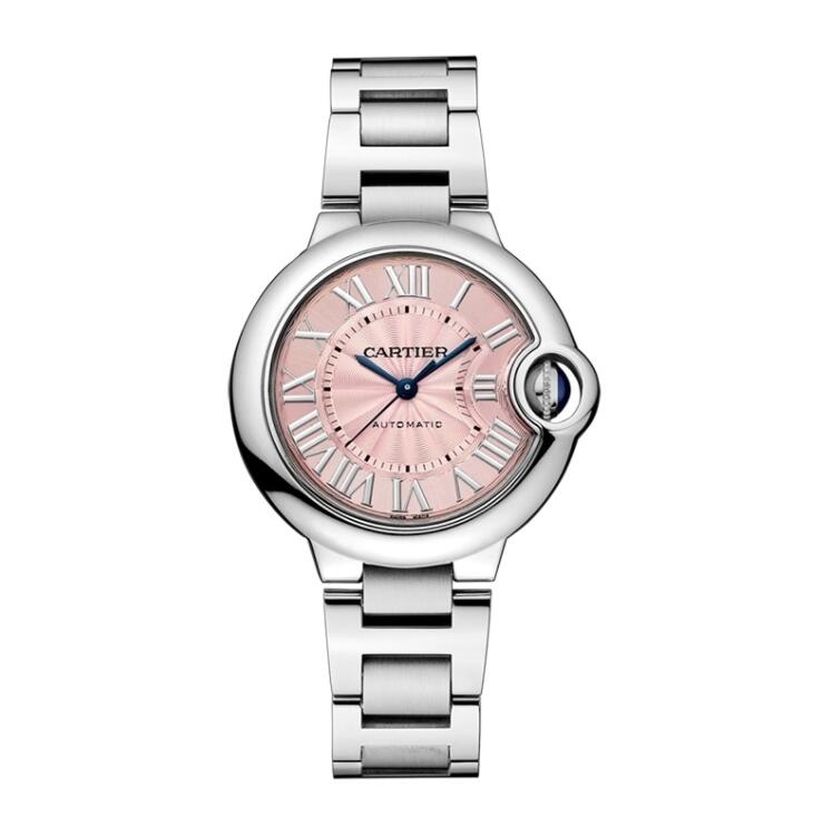 Copie de Cartier Ballon Bleu Automatique Cadran Rose Unisexe WSBB0046