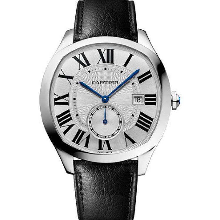 Réplique Cartier Drive De Cartier 40mm Acier Argente WSNM0022