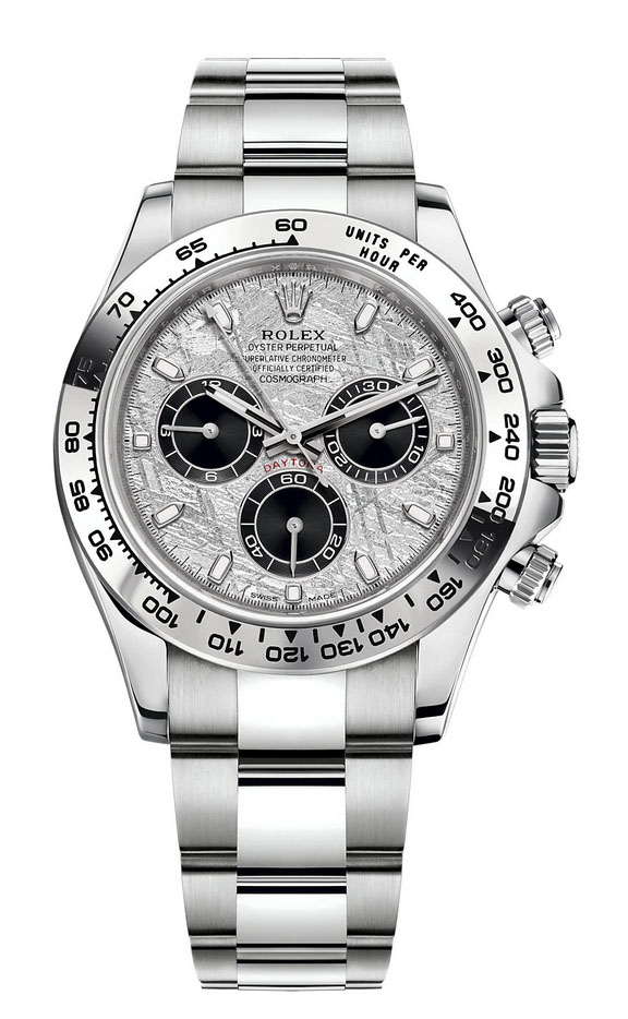 Réplique Montre Rolex Cosmograph Daytona en or blanc 18 ct M116509-0073