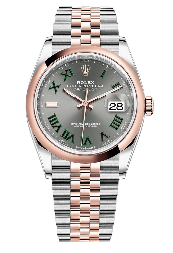 Copie de Montre Rolex Datejust 36 Rolesor Oystersteel et or Everose M126201-0029