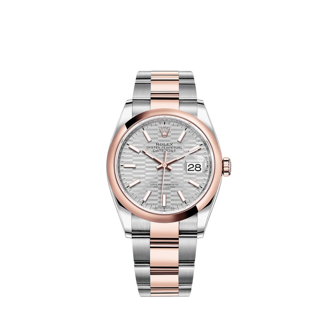 Copie de Montre Rolex Datejust 36 Rolesor Oystersteel et or Everose 18 ct M126201-0034