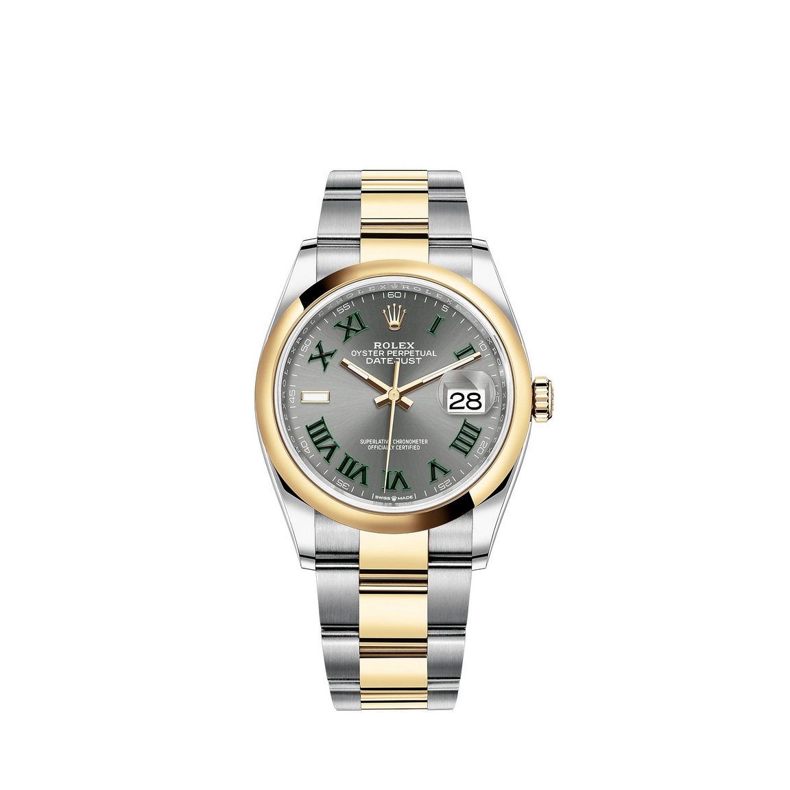 Réplique Rolex Datejust 36 Rolesor Oystersteel et or jaune 18 ct M126203-0036 Montre