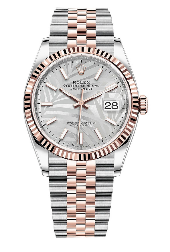 Copie de Montre Rolex Datejust 36 Rolesor Oystersteel Everose or M126231-0031