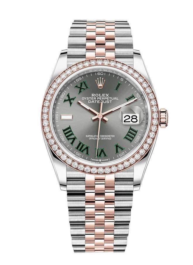 Réplique Montre Rolex Datejust 36 Everose Rolesor Oystersteel et or 18 ct M126281RBR-0017