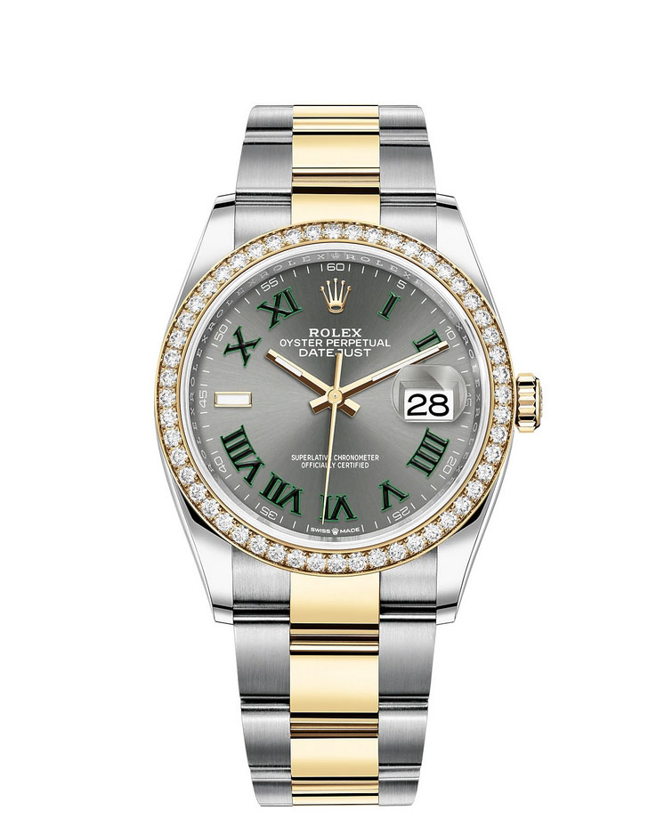 Copie de Rolex Datejust 36 Yellow Rolesor combinaison d'Oystersteel or 18 ct M126283RBR-0022