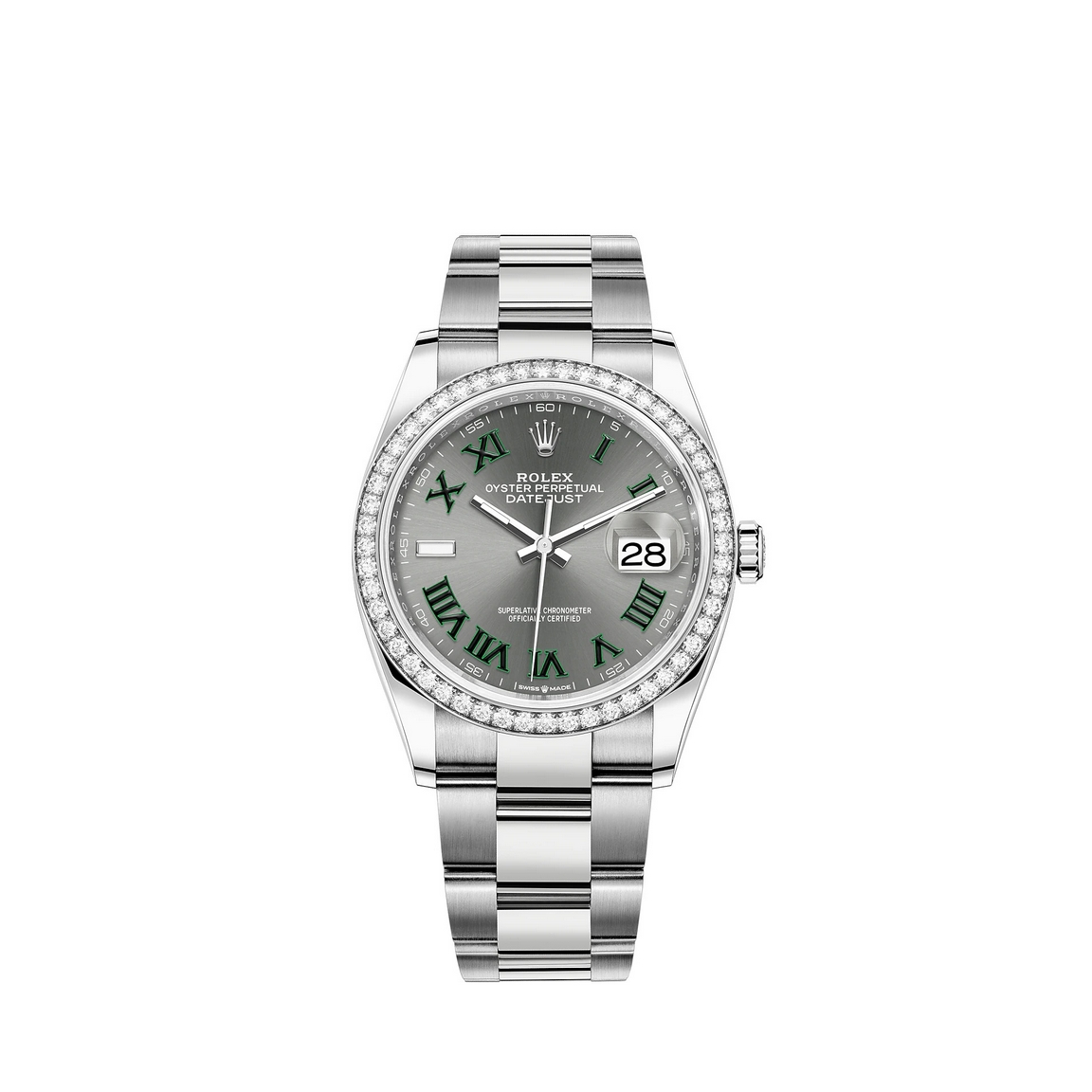 Copie de Montre Rolex Datejust 36 Rolesor Oystersteel et or blanc 18 ct M126284RBR-0038
