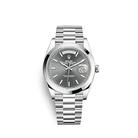 Copie de Montre Rolex Day-Date 40 Platine M228206-0045