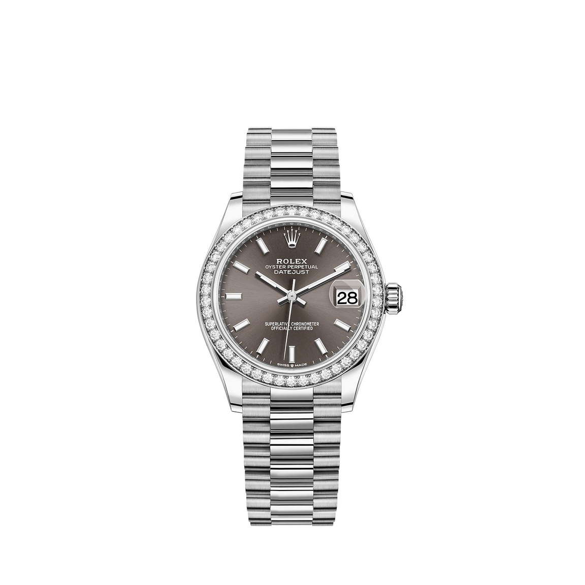 Réplique Montre Rolex Datejust 31 Or blanc 18 ct M278289RBR-0014