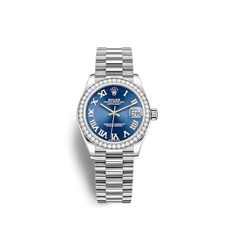 Réplique Rolex Datejust 31 Or blanc 18 ct - Montre M278289RBR-0023
