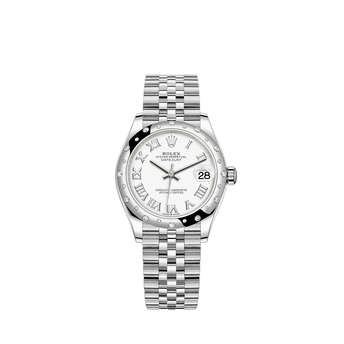 Copie de Rolex Datejust 31 combinaison d'Oystersteel et d'or blanc M278344RBR-0012
