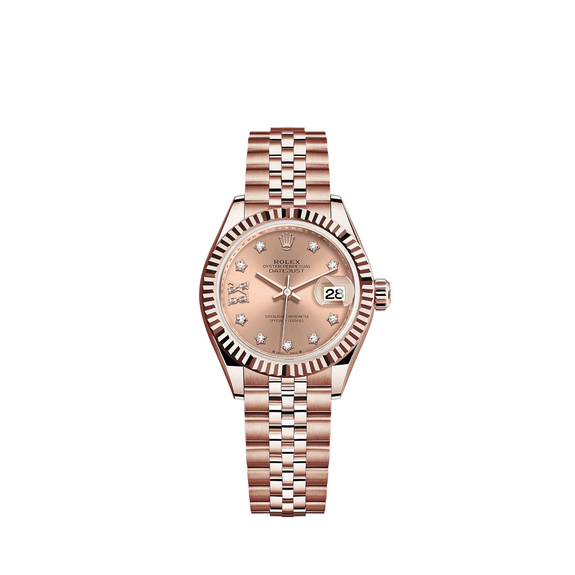 Copie de Montre Rolex Lady-Datejust Or Everose 18 ct - M279175-0030