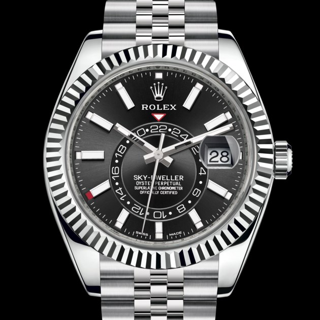 Copie de Rolex Sky-Dweller Combinaison d'Oystersteel et d'or blanc 18 ct M326934-0006