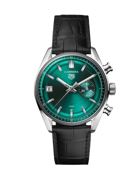 TAG Heuer Carrera Dato Chronographe 39mm vert CBS2211.FC6545