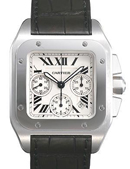 Cartier Santos 100 XL Chronographe Hommes W20090X8 Montre Réplique