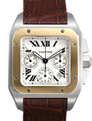 Cartier Santos 100 XL Chronographe W20091X7 Montre Réplique