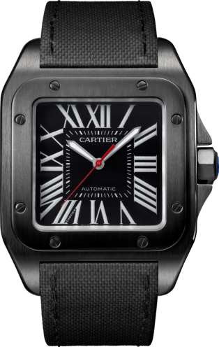 Cartier Santos 100 Carbon montre Réplique WSSA0006