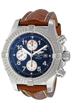 Breitling Super Avenger bleu Dial Chronographe A1337011-C61 Montre Réplique