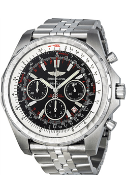 Breitling Bentley Motors noir Dial Chronographe Inoxydable Stee Montre Réplique