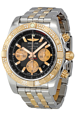 Breitling Chronomat noir Dial Automatique Two-tone Hommes Montre Réplique [1409100389]