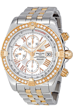 Breitling Chronomat 41 Silver Dial Chronographe Hommes CB0 Montre Réplique - Cliquez sur l'image pour la fermer