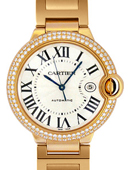 Cartier Ballon Bleu Diamant Yellow Or WE9007Z3 Montre Réplique