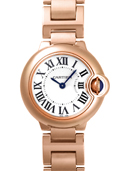 Cartier Ballon Bleu Rose Or Dames W69002Z2 Montre Réplique