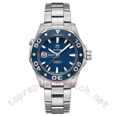 TAG Heuer Aquaracer 500M acier bleu Dial acier Bracelet Montre Réplique
