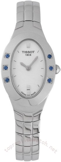 Tissot T-Trend Oval-T Sapphire acier Dames T47.1.585.31 Montre Réplique