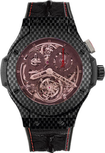 Hublot Big Bang Chrono Tourbillon Ferrari hommes Montre 308.QX.1110.HR.SCF11