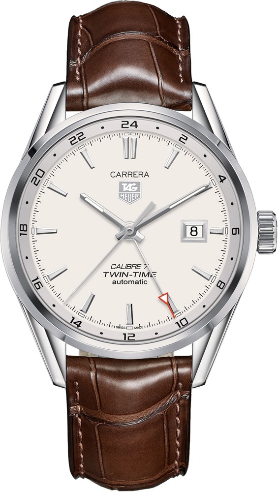 TAG Heuer Carrera Calibre 7 Twin-Time Automatique 41 mm WAR2011.FC6291